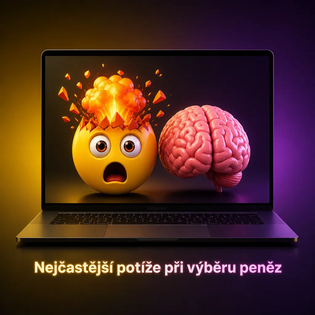 Nejčastější potíže při výběru peněz: ověření účtu, limity částek, platební metoda a aktivní bonus
