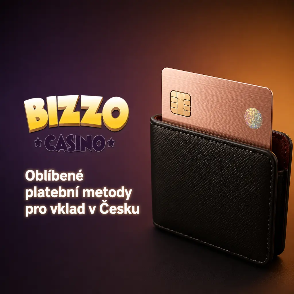 Oblíbené platební metody v Česku pro Bizzo casino: Visa, Mastercard, Skrill a Neteller v CZK