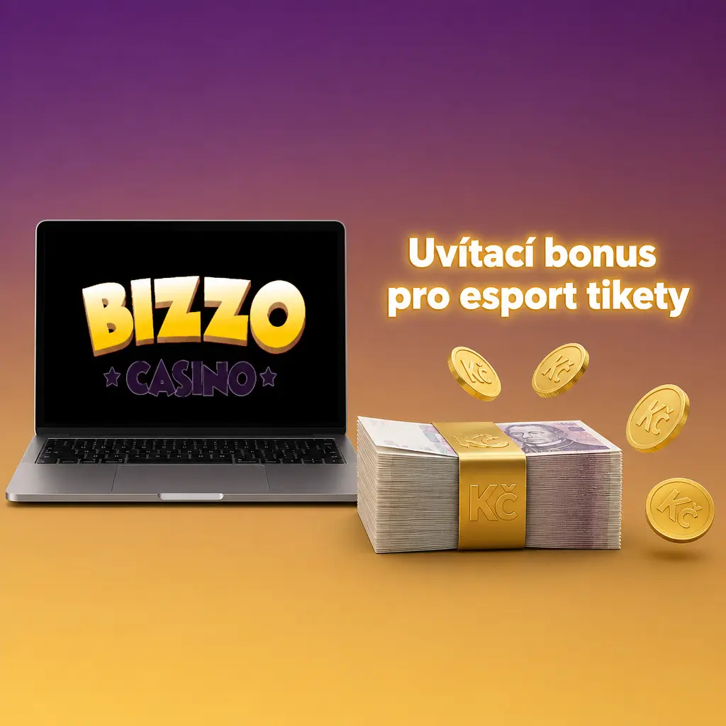 Uvítací bonus pro esport tikety: 125 % až 31 250 Kč a 125 zatočení zdarma