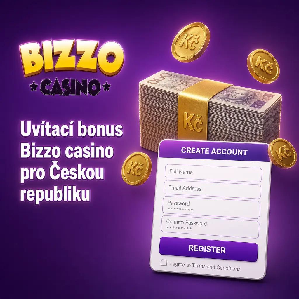 Uvítací bonus Bizzo Casino v Česku: 125 % až 31 250 Kč a 125 zatočení zdarma po prvním vkladu